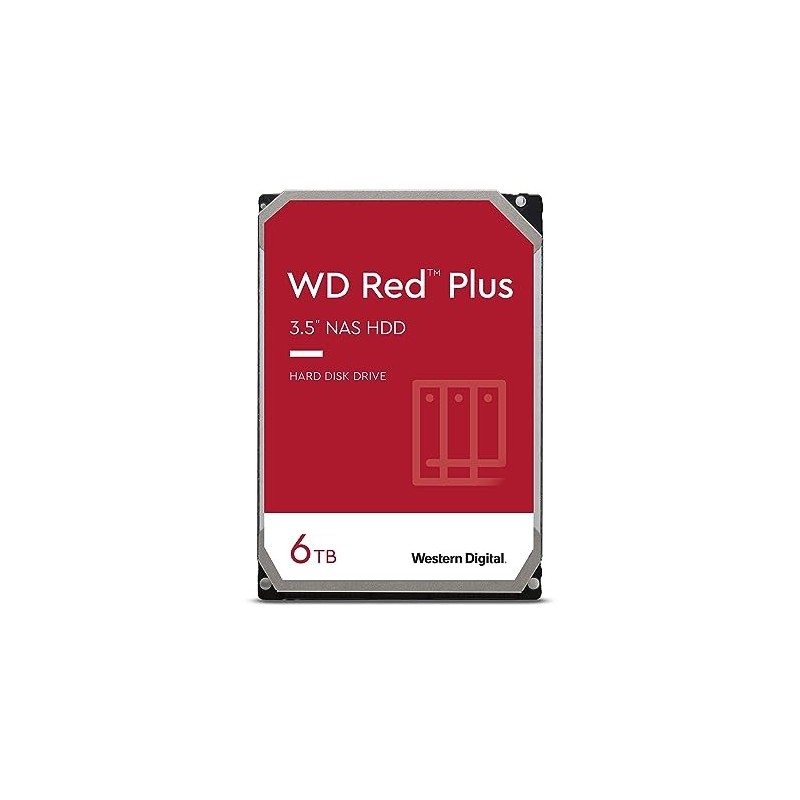 HDD WD Red Plus WD60EFPX 6TB/8,9/600 Sata III 256MB (EU)