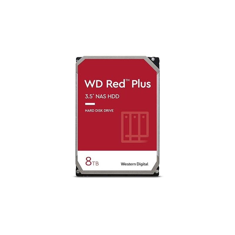 HDD WD Red Plus WD80EFPX 8TB SATA III 256MB (CMR)