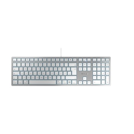 Keyboard Cherry KC 6000C FOR MAC (JK-1620DE-1) - USB -  QWERTZ - Silber