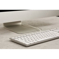 Keyboard Cherry KC 6000C FOR MAC (JK-1620DE-1) - USB -  QWERTZ - Silber